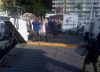 Tàu đổ bộ, chở hàng để bán