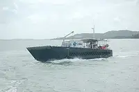 Đổ bộ Thủ công, Xe tăng rao bán