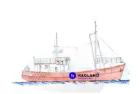 Tàu kéo lưới ngang để bán