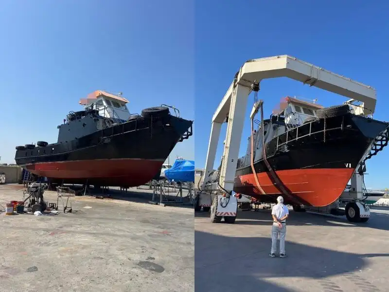 Tàu làm việc để bán