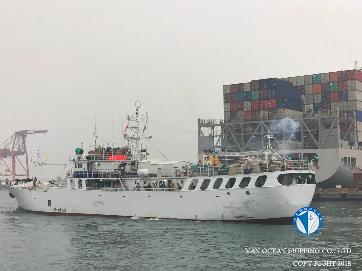 Tàu câu dài để bán