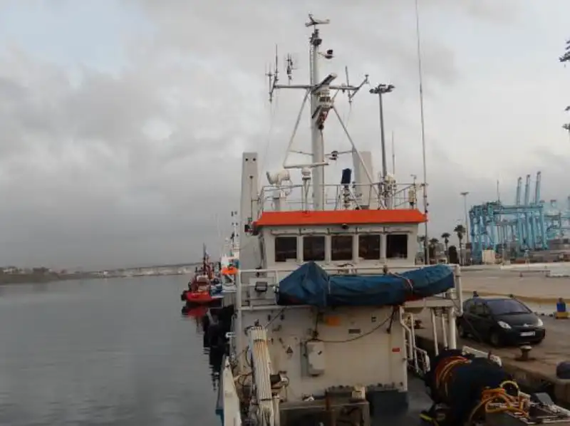 Tàu làm việc để bán