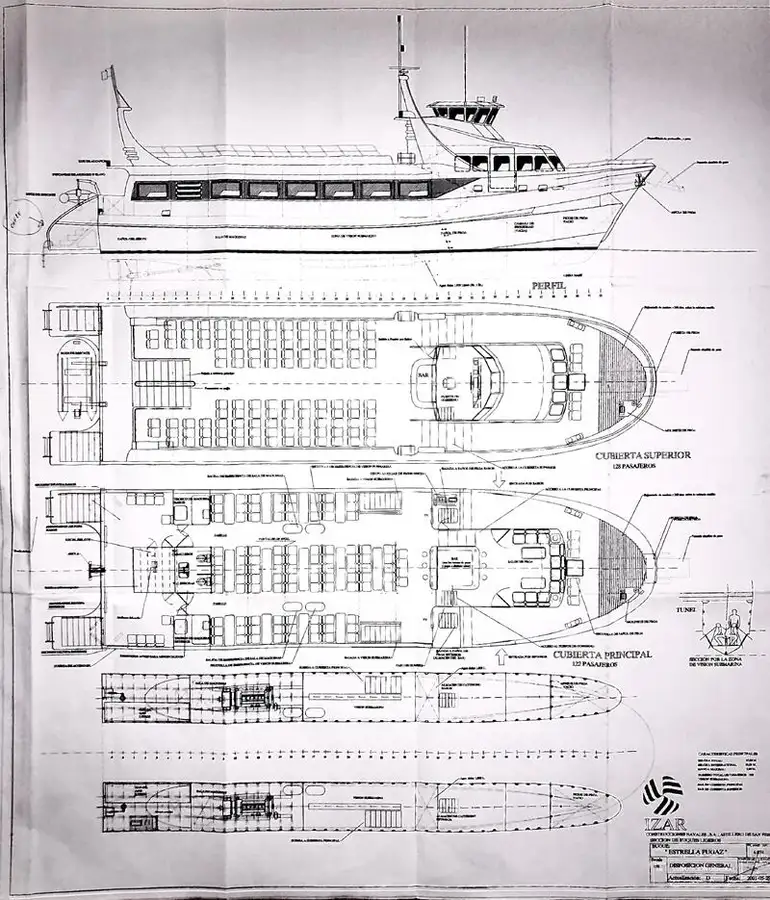 Tàu phà để bán