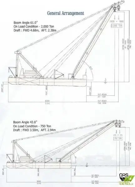 Tàu cẩu để bán
