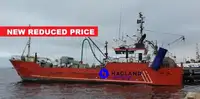 Tàu chế biến và giao hàng cá rao bán